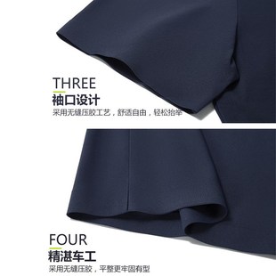 POLO衫 印LOGO刺绣 工作服定制翻领T恤短袖 企业展会协会团体聚会装