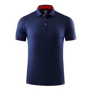 速干polo衫 工衣刺绣 定制印logo翻领t恤短袖 工作服企业广告文化衫
