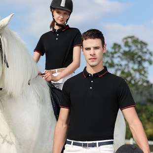 纯棉短袖 刺绣字图 POLO衫 定制工作服T恤印logo高端企业工衣文化衫