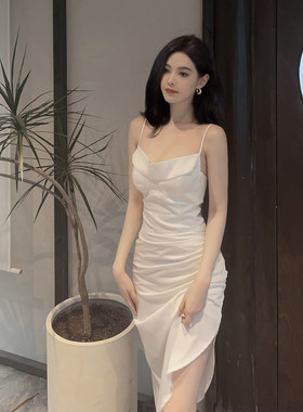 『限时2折起』白色吊带裙内搭连衣裙女2026新款性感法式气质