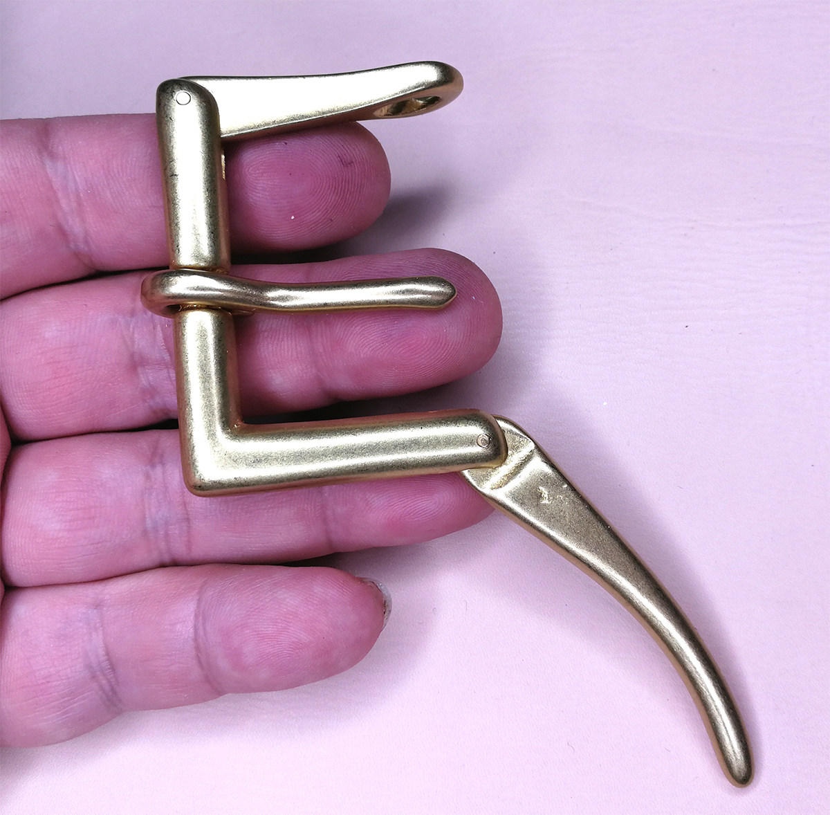 순수 황동 소방관 퀵 릴리스 벨트 버클 영국과 미국의 클래식 퀵 릴리스 벨트 캐주얼 벨트 헤드 핀 버클 38MM