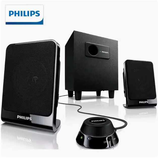 Philips/飞利浦 SPA1312有线台式电脑多媒体音响低音炮家用通用