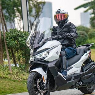 适用隆鑫无极350SR4MAX改装挡风玻璃前挡风风挡防风板加高加宽款