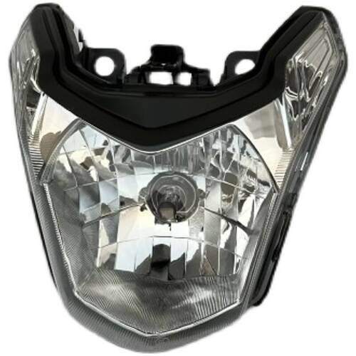 适用于DK机车配件 DK/HJ150-30A/150S大灯总成 红色导流罩 灯