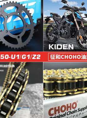 适用启典KD150-U/G1/U1/Z2套炼机车改装大齿盘大小飞征和油封链条