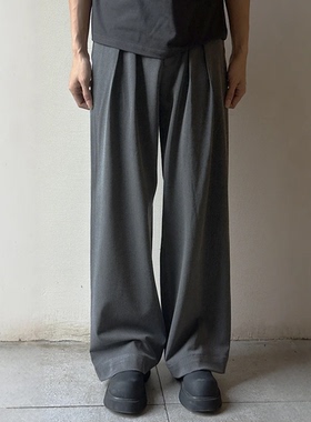 0797-SEVEN340gA字阔腿百搭西裤春夏季TR休闲裤