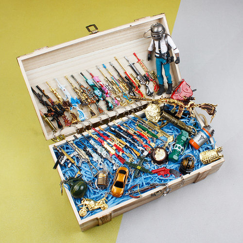 吃鸡玩具模型金属武器装备挂件