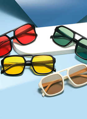 双梁太阳镜防紫外线ins男女通用