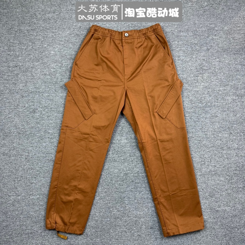 耐克男子刺绣直筒工装裤