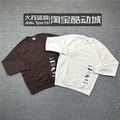 耐克运动休闲男子圆领保暖卫衣