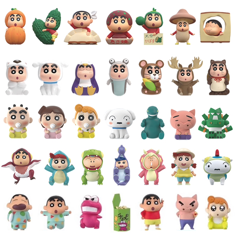 简动文创蜡笔小新盲盒动