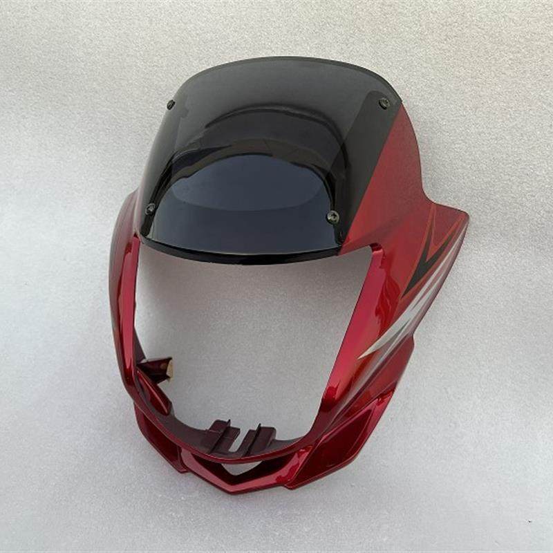 适用于轻骑铃木悦胜摩托车配件悦胜QM125-2/-3前大灯总成导流罩