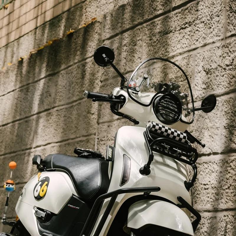 适用新大洲本田NS125LA改装挡风玻璃25款NS125LA风挡挡雨板配件