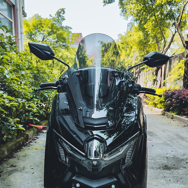 天飞仕适用雅马哈25款NMAX155改装挡风竞技风挡nmax运动前挡配件