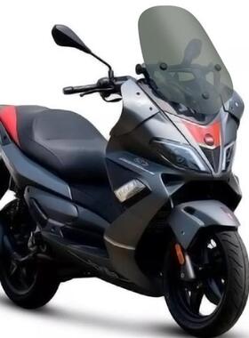 阿普利亚SR250/SR300改装挡风玻璃加高黑色烟灰色前挡风板