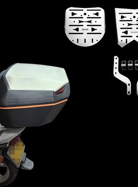 适用新款于五羊本田WH125J货架加厚不锈钢尾箱支架原车无损改装