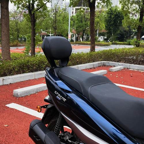 适用于豪爵UHR150改装后靠背uhr150铝合金靠背后无损安装腰靠腰垫