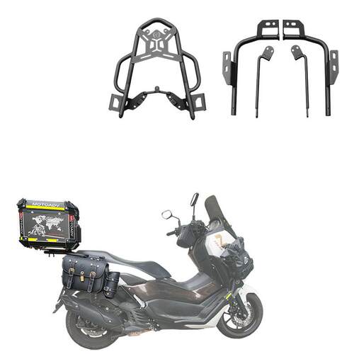 适用新款于山叶NMAX155货架夏德边箱支架SHAD三箱边包原车改装
