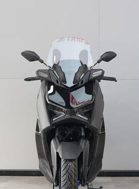 适用23-24款XMAX300改装挡风装饰条风挡压条前挡风板盖条固定配件