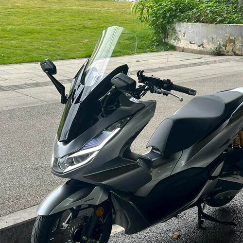 天飞仕PCX160加高风挡套件摩托车改装专用烟灰透明风挡玻璃佛沙风