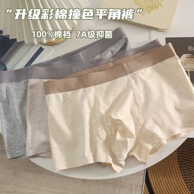 男士内裤纯棉7A抑菌全棉裆