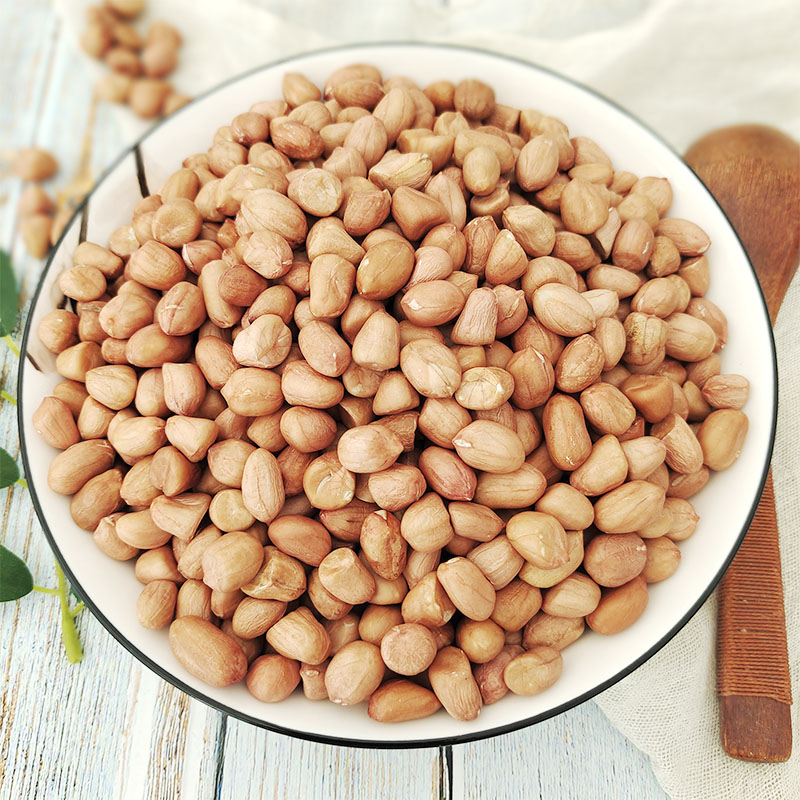 花生米生新货农家自产不带壳花生仁榨油红皮花生米粒红衣花生500g