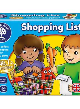 英国 toys购物清单桌游shopping list儿童拼图数学玩具