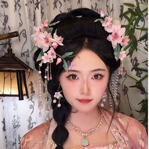 风雪初晴桃花酿软簪【新十二花神】桃花手工汉服百搭复古风超仙