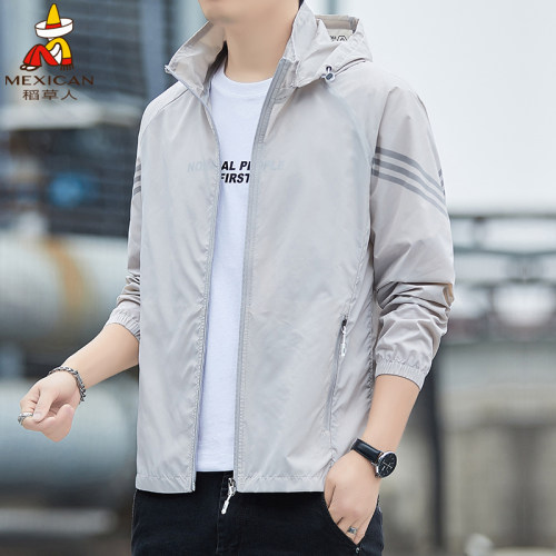 稻草人冰丝防晒衣男士钓鱼服外套