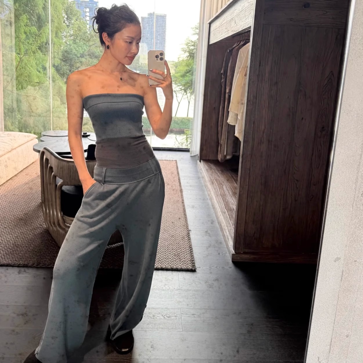 o cloche code_ 抹胸连身长裤