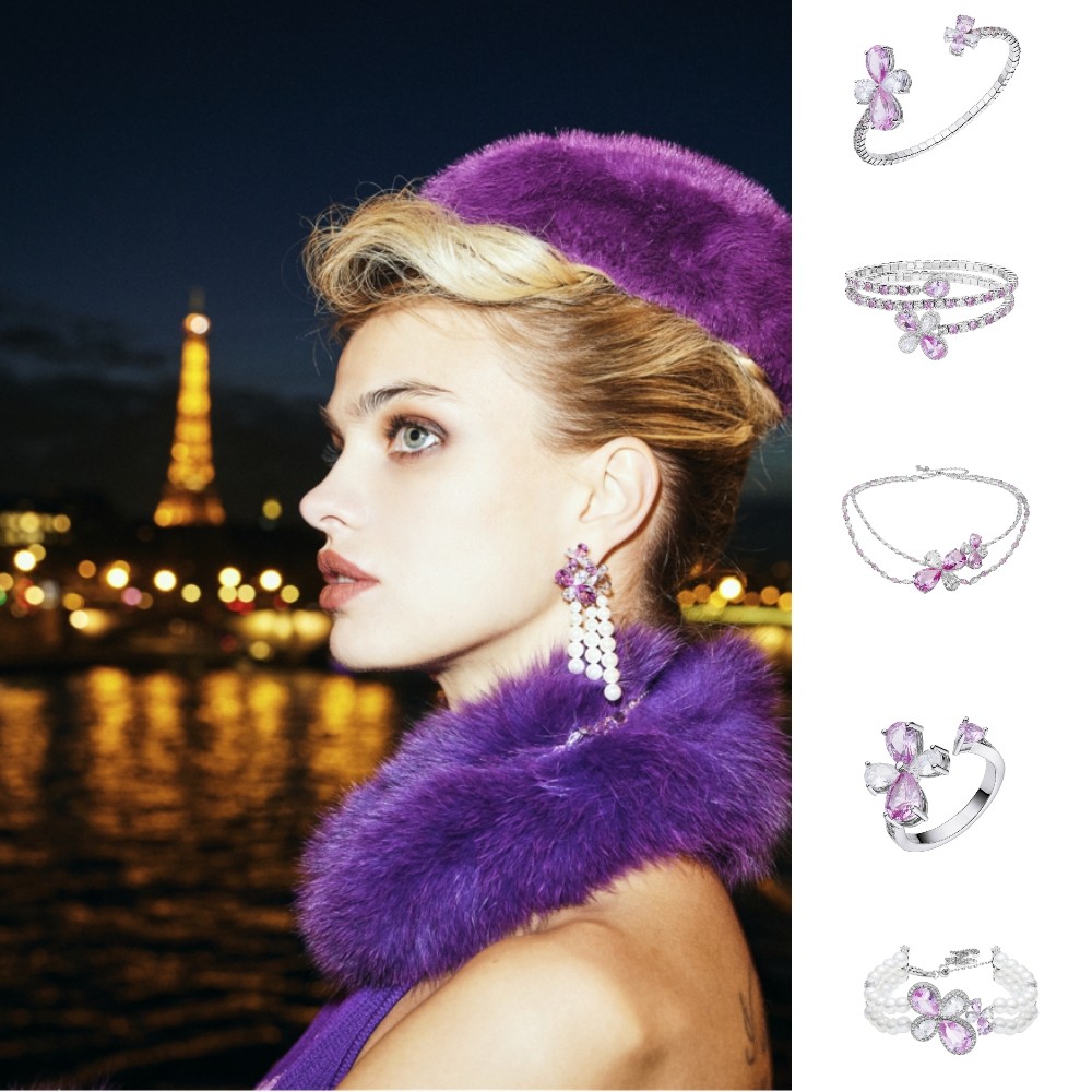 流苏珍珠耳环开口戒指手链NJ