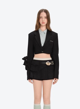 13DE MARZO 2026SS 春夏新款 黑色序曲系列 细闪短款西装