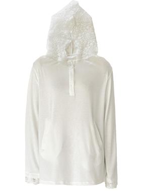 SIEW 25SS 刺绣蕾丝帽子棉麻面膜T恤上衣