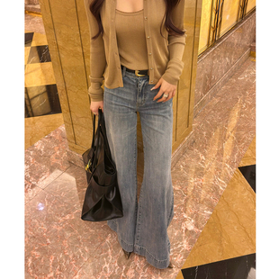 蓝洗水喇叭牛仔裤 经典 26SS新品 CNLEEWEI