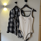 撞色三角针工艺连体双肩连体泳衣 24春夏新款 ODTD 设计师品牌