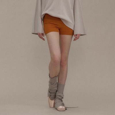 o cloche code__底边绞花短裤