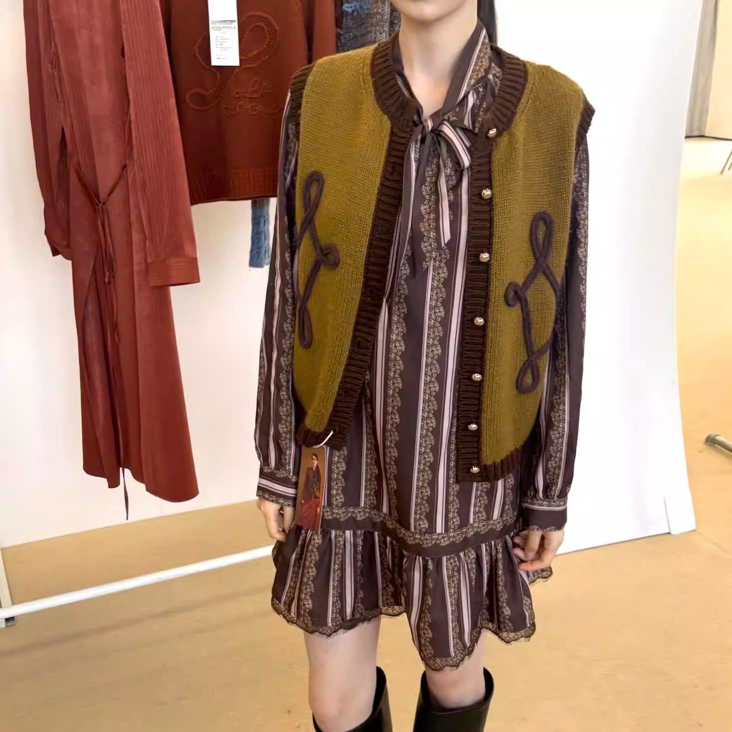 【新品】palavas河岸对影马甲撞色羊毛马甲叠穿针织背心原创设计,女装/女士精品,时尚套装,淘宝优惠券,粉丝福利购,淘宝优惠卷