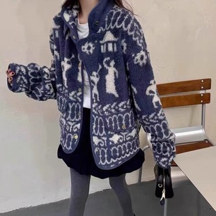 SWEET GARCON HOME 25AW HOME羊羔毛提花夹克