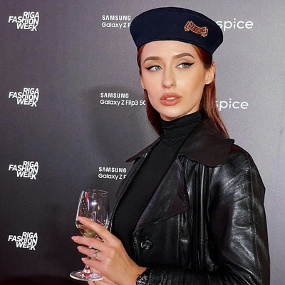 秋冬英伦街头贝雷帽英伦秋冬