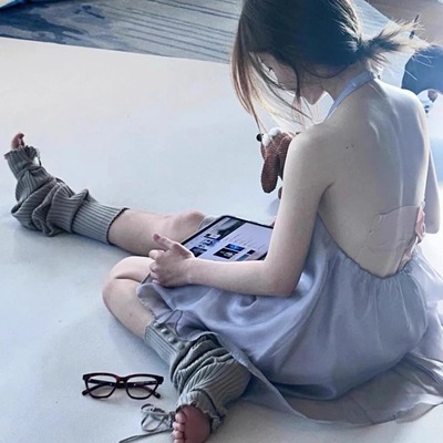 【赵露思同款】o cloche code_舞者过膝腿袜_Ballerina Overknee