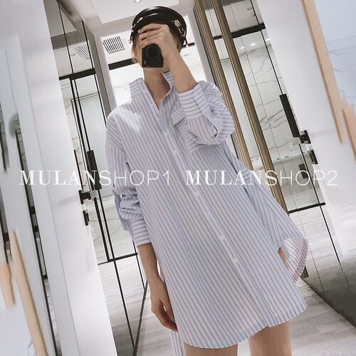 木兰买手店国现清SACLER新款条纹