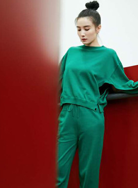 ports1961宝姿小宋佳绿色上衣