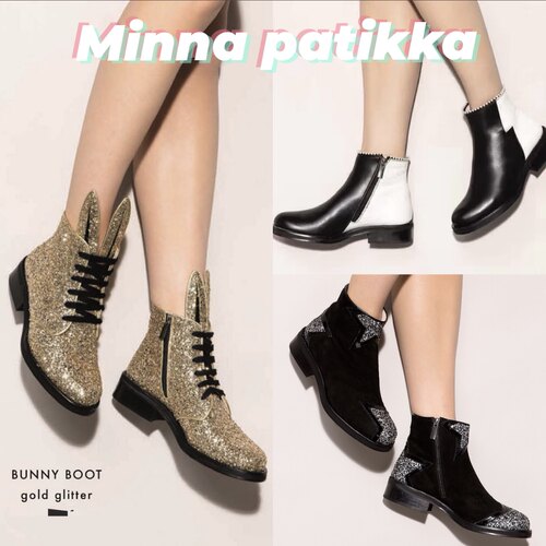 买手店Minna Parikka西班牙设计师品牌深色星星短靴 - 封面