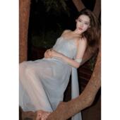 Thea网纱褶皱抹胸长裙合集 24新款 阿尔忒弥斯美伢Sheer Luck