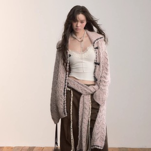 VIAPITTI 25AW 重工加厚混纱毛织外套