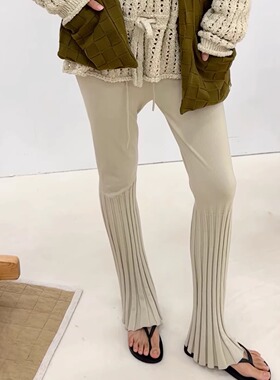 o cloche code_系带喇叭裤_90%美丽奴羊毛10%弹力纤维