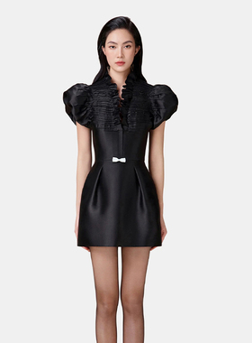 【现货XSS】Montsand品牌授权越南 24夏季花苞蝴蝶结名媛连衣短裙