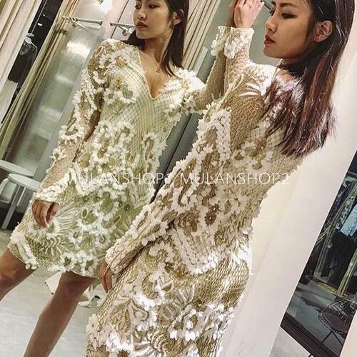 thurley设计师品牌重工连衣裙
