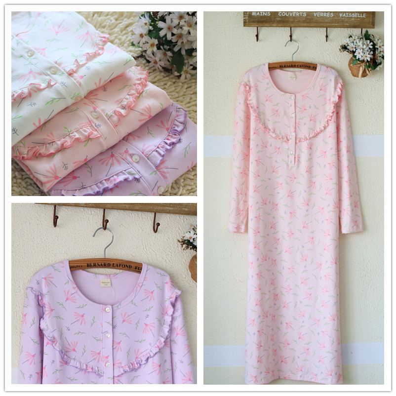 公主风女士全棉大码加长版家居服