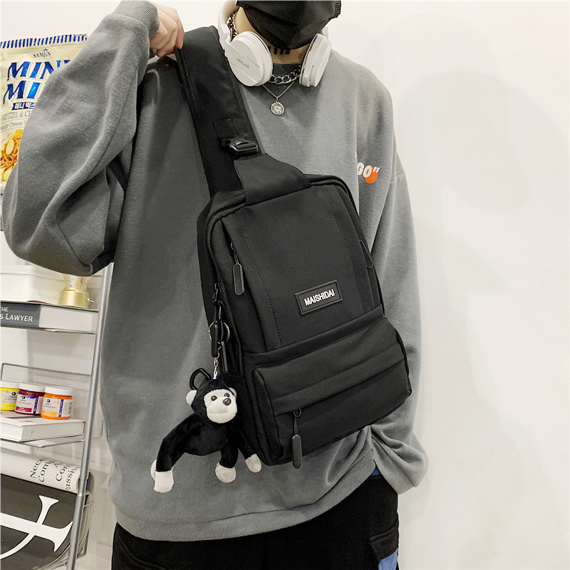 装ipad平板包 男士胸包斜挎包男pro11寸电脑便携背包收纳单肩包潮